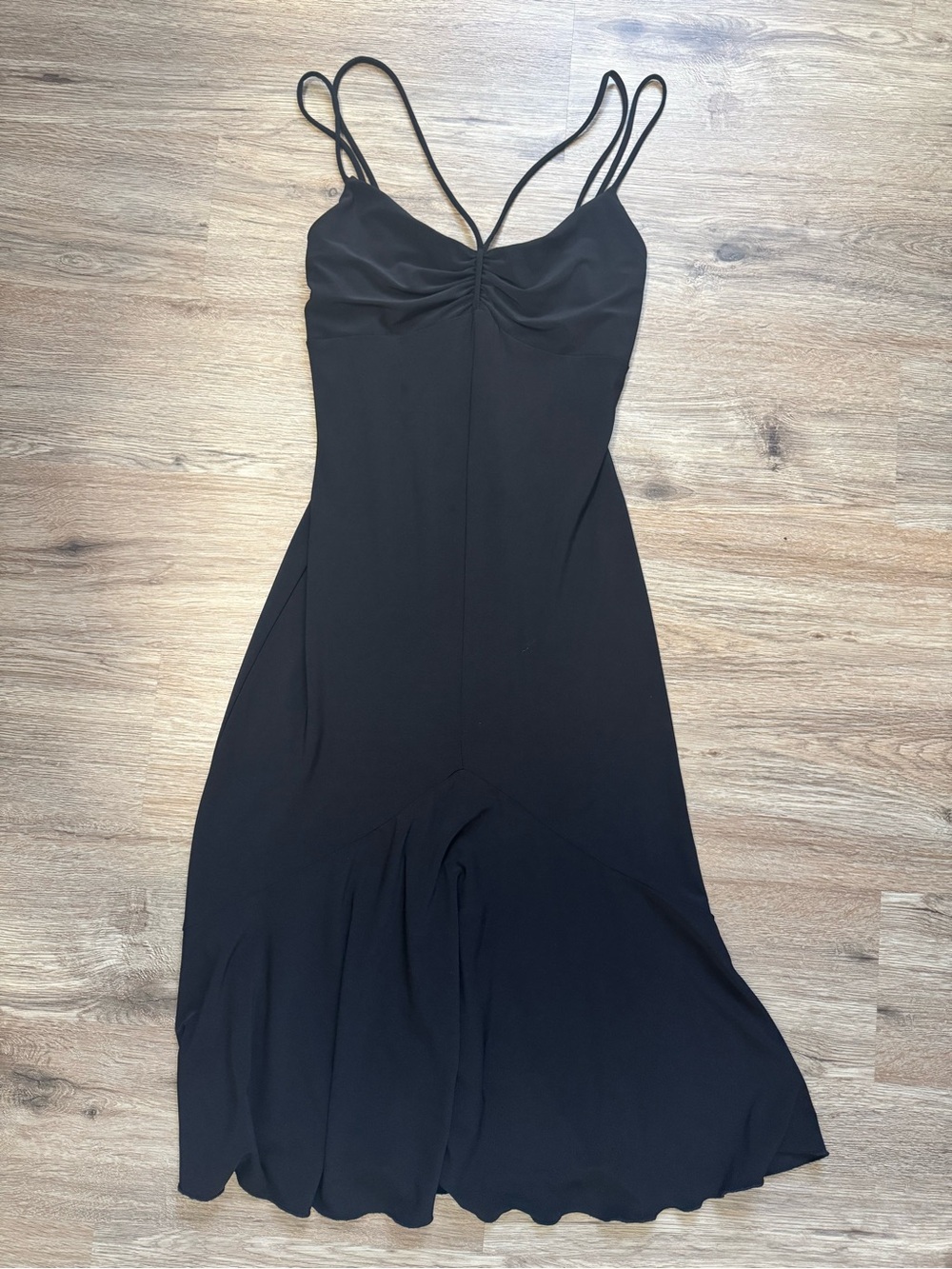 Y2K Big Heaven Black Spaghetti Strap Dress 🖤